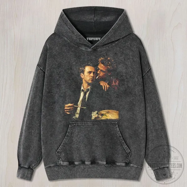Fight Club Movie Poster Edward Norton Brad Pitt Tyler Durden T-Shirt 4 Fight Club Movie Poster Edward Norton Brad Pitt Tyler Durden T-Shirt