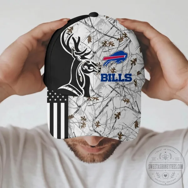 Buffalo Bills Deer Hunting Camouflage American Flag Baseball Cap Hat 1 Buffalo Bills Deer Hunting Camouflage American Flag Baseball Cap Hat