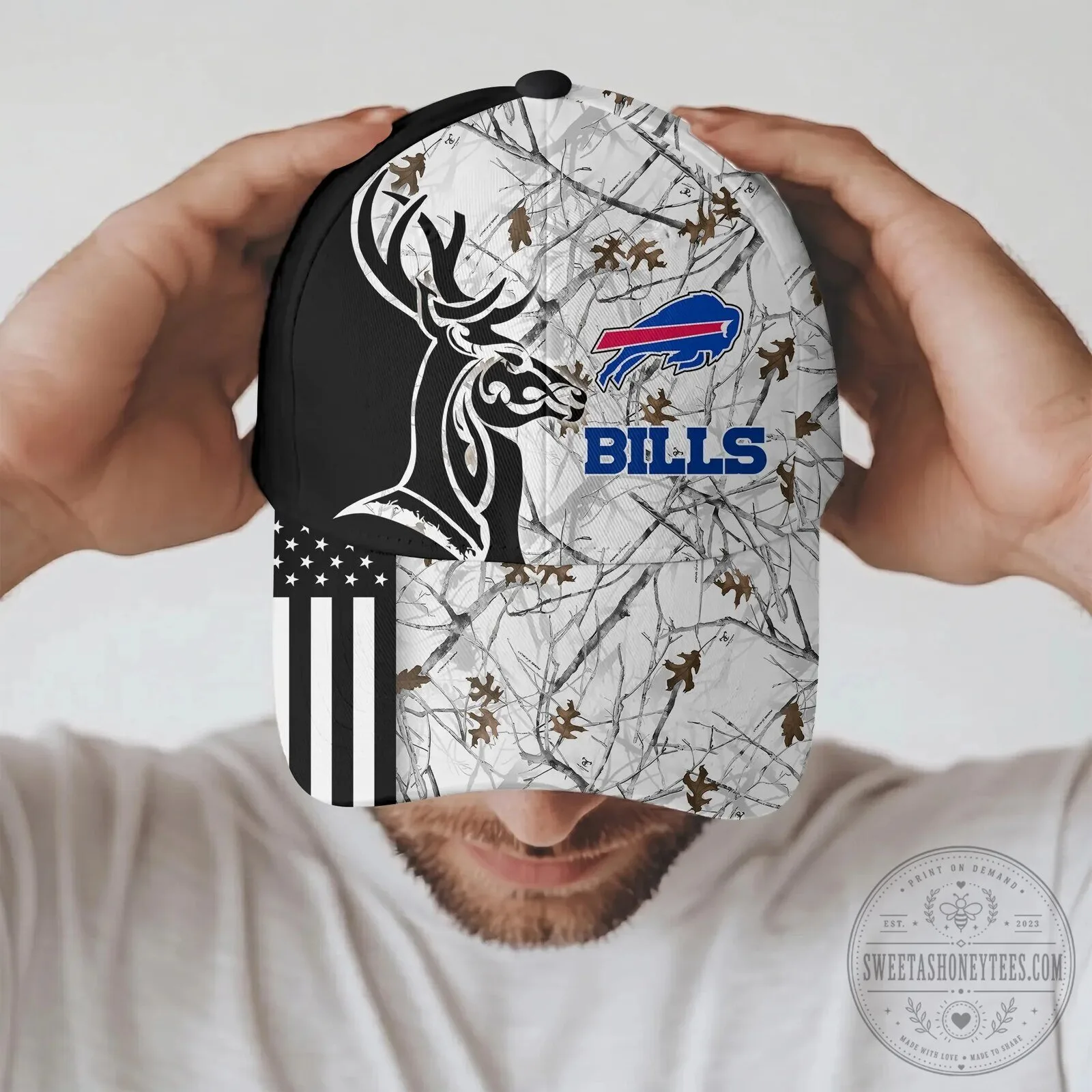 Buffalo Bills Deer Hunting Camouflage American Flag Baseball Cap Hat 7 Buffalo Bills Deer Hunting Camouflage American Flag Baseball Cap Hat