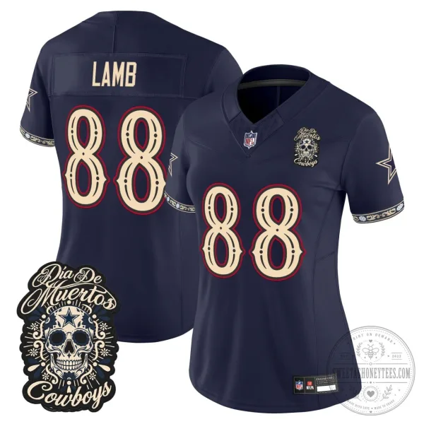 CeeDee Lamb Dallas Cowboys Dia de los Muertos Football Jersey