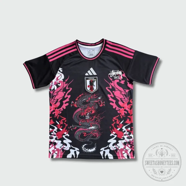 Japan Samurai Dragon Stussy Tokyo Football Jersey