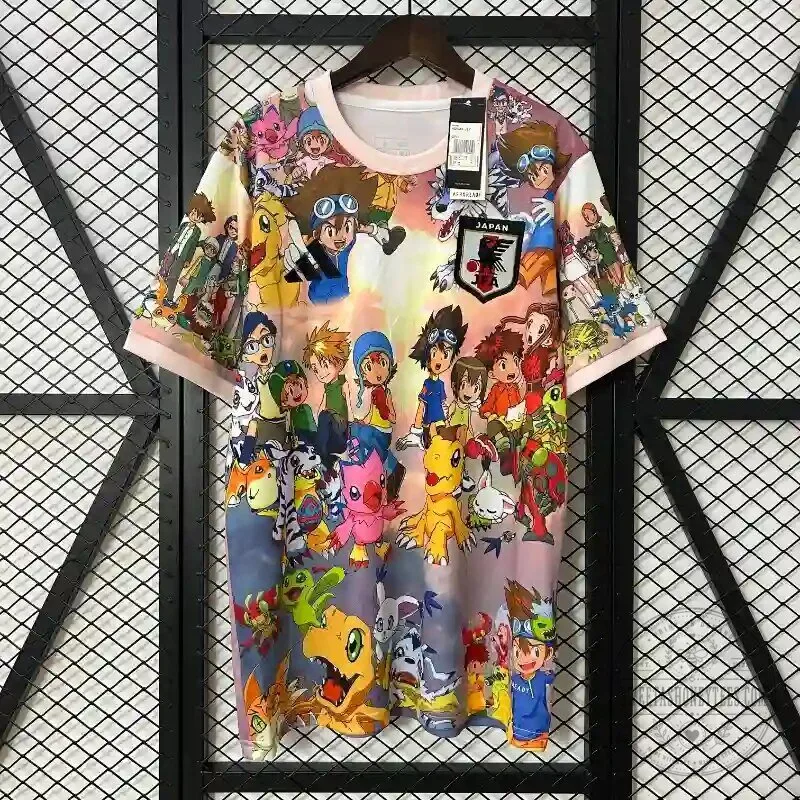 Digimon Adventure Anime Characters Japanese Football Soccer Jersey 6 Digimon Adventure Anime Characters Japanese Football Soccer Jersey
