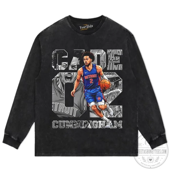 Cade Cunningham Detroit Pistons Basketball Player Graphic T-Shirt 5 Cade Cunningham Detroit Pistons Basketball Player Graphic T-Shirt