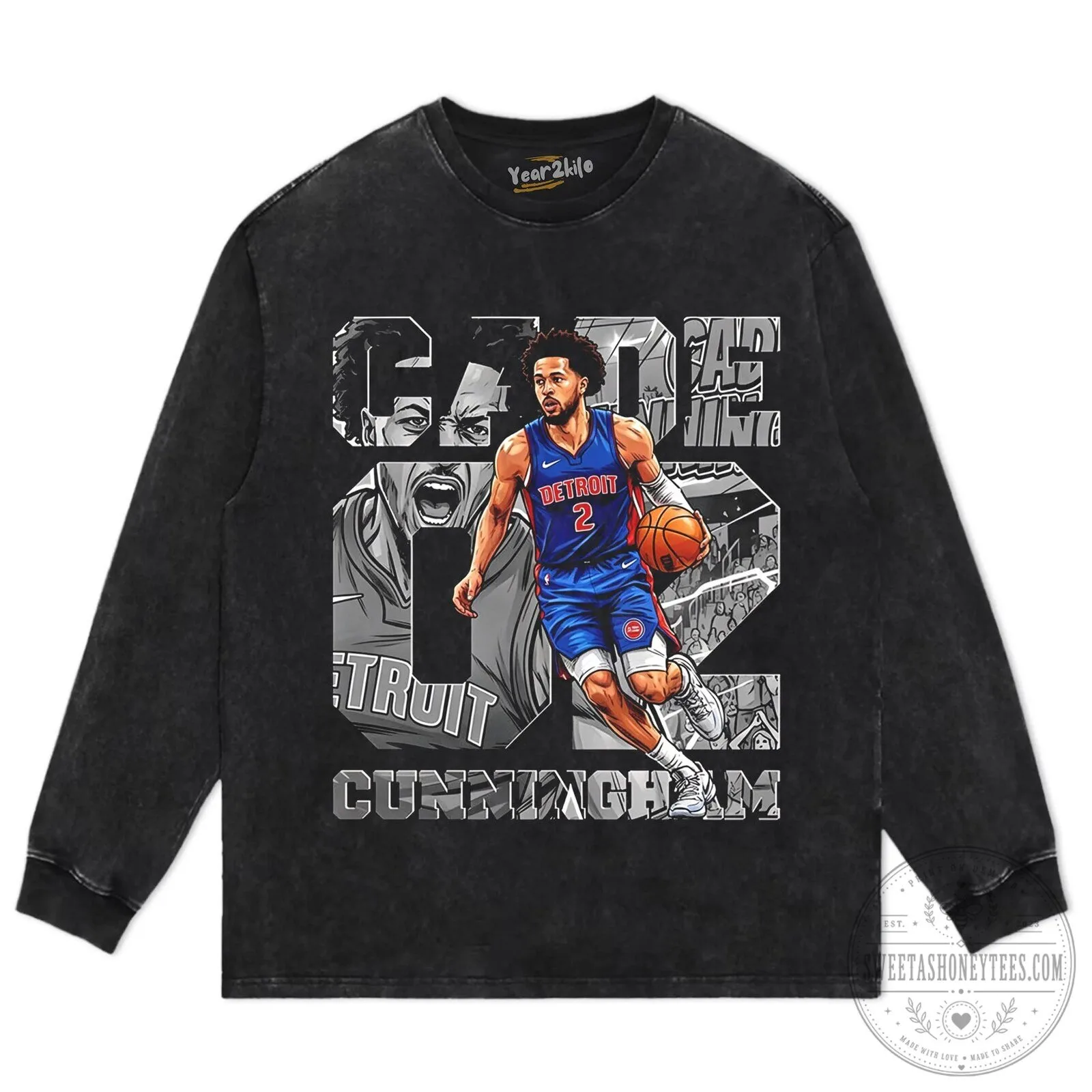 Cade Cunningham Detroit Pistons Basketball Player Graphic T-Shirt 12 Cade Cunningham Detroit Pistons Basketball Player Graphic T-Shirt