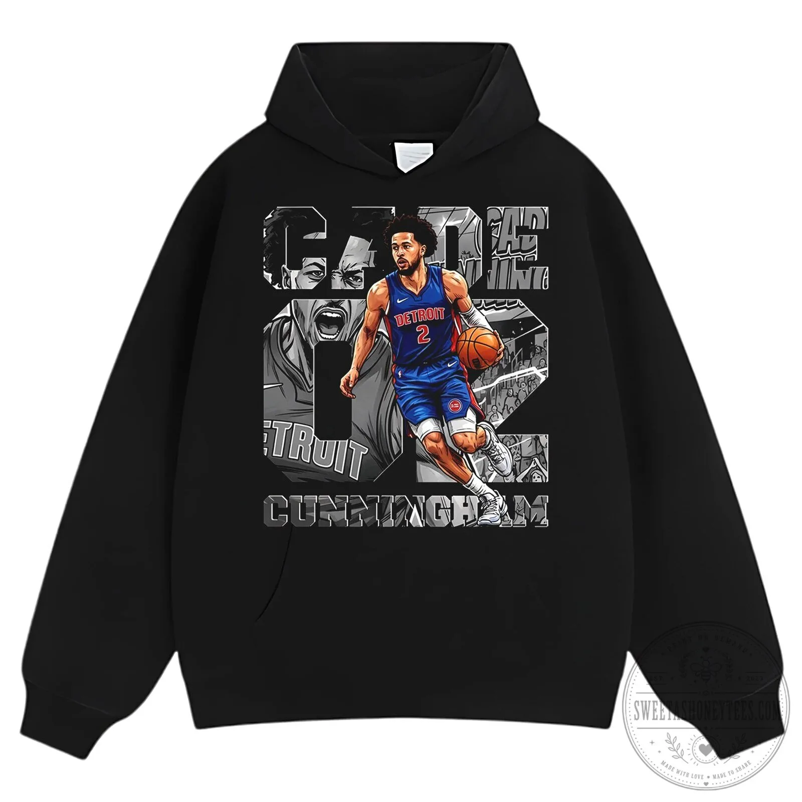 Cade Cunningham Detroit Pistons Basketball Player Graphic T-Shirt 13 Cade Cunningham Detroit Pistons Basketball Player Graphic T-Shirt