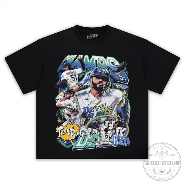 Junior Caminero Tampa Bay Devil Rays Baseball Player Graphic T-Shirt