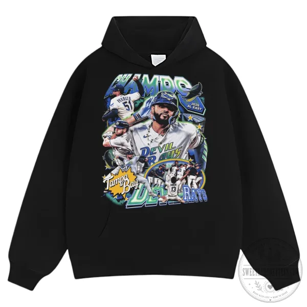 Junior Caminero Tampa Bay Devil Rays Baseball Player Graphic T-Shirt 9 Junior Caminero Tampa Bay Devil Rays Baseball Player Graphic T-Shirt