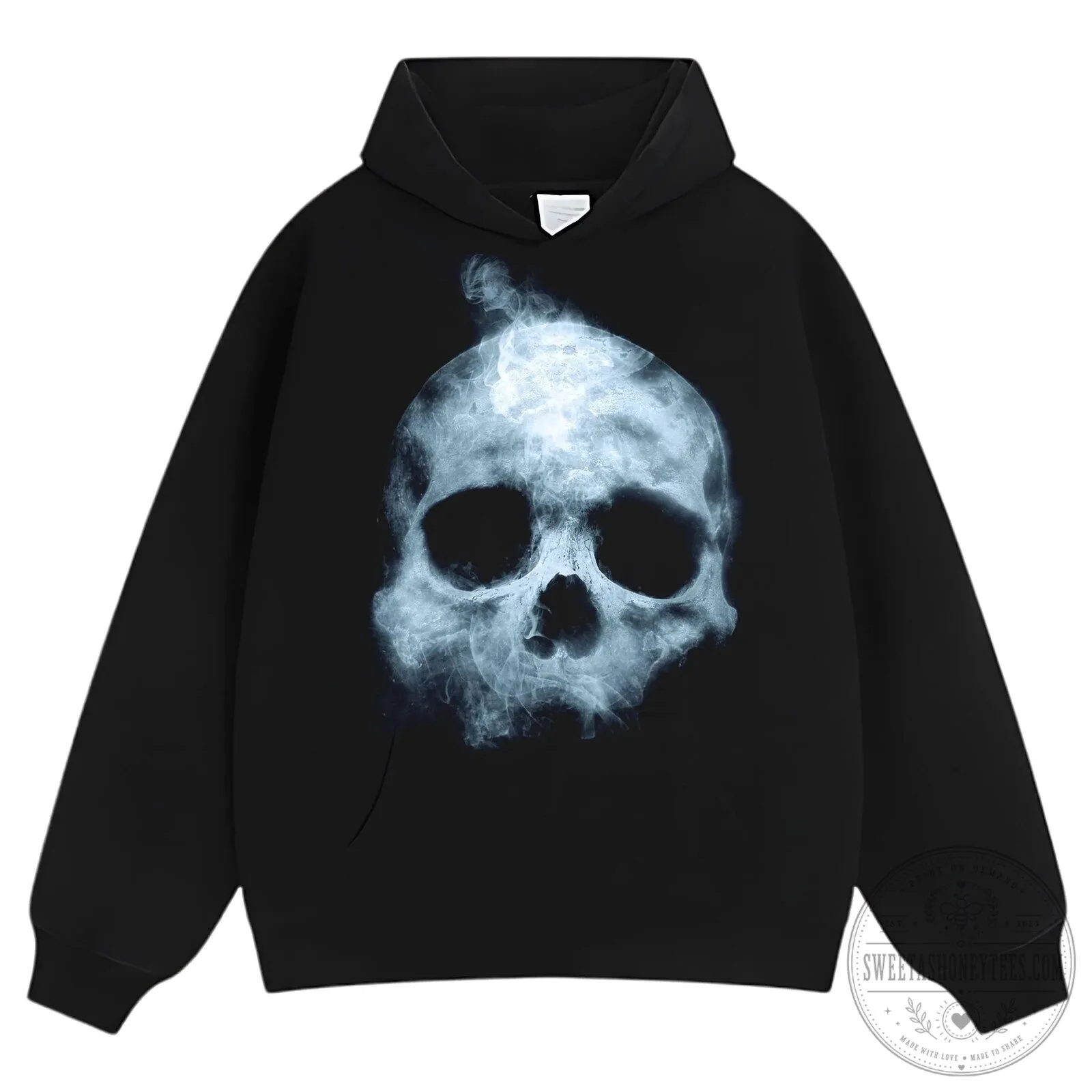 Horrible Skull Smoke Graphic Black T-Shirt 13 Horrible Skull Smoke Graphic Black T-Shirt