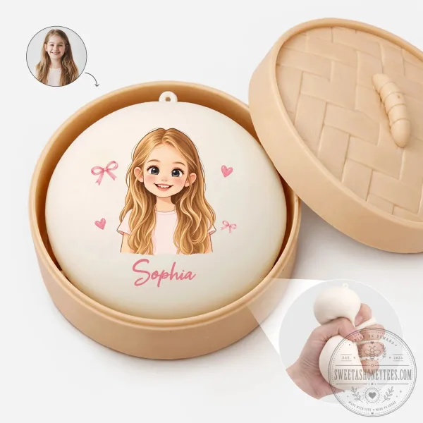 Personalized Cartoon Portrait Steamed Bun Squishy Stress Relief Toy