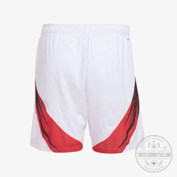 Flamengo 2025-2026 Home Kit White Football Shorts for Men