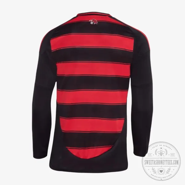 Flamengo Home 2025-2026 Long Sleeve Football Jersey for Men