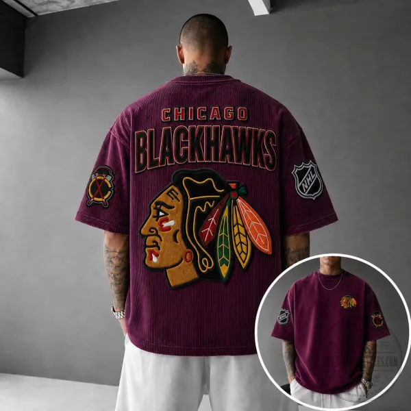 Chicago Blackhawks National Hockey League Vintage Style T-Shirt