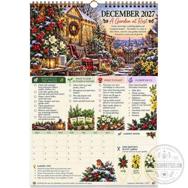 2027 Four Seasons Garden Monthly Planner Calendar with Planting Guide and Tasks 2D 9 2027 Four Seasons Garden Monthly Planner Calendar with Planting Guide and Tasks 2D
