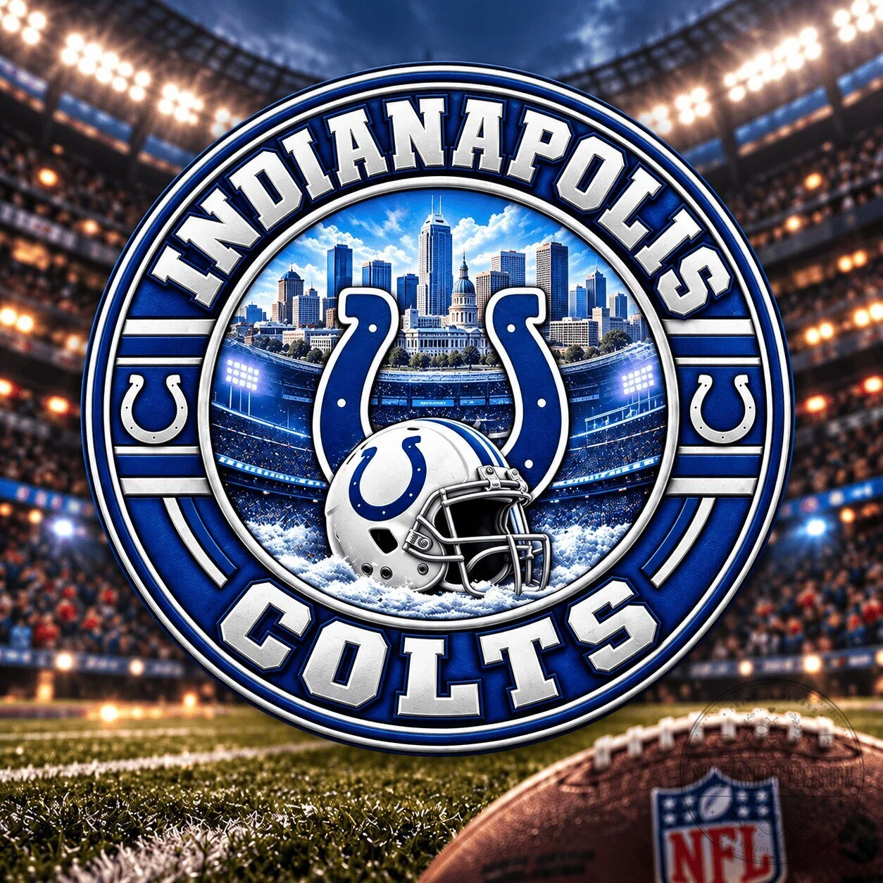 Indianapolis Colts National Football League Team Collectible Commemorative Coin 1 Indianapolis Colts National Football League Team Collectible Commemorative Coin