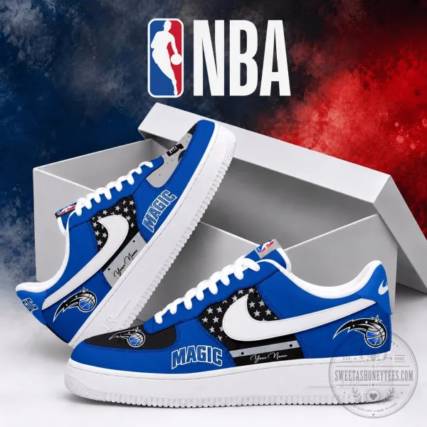 Orlando Magic NBA Personalized Air Force One Low Top Shoes