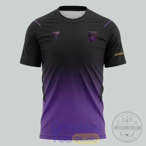 Barcelona x Kobe Bryant 2026 Black Purple Gradient Football Jersey