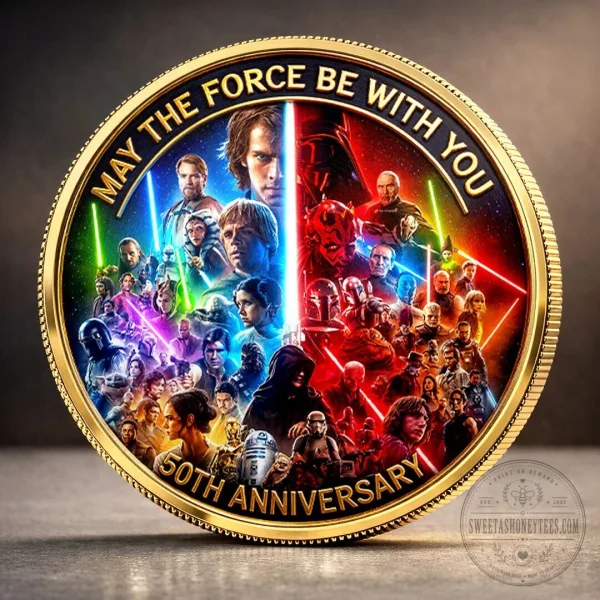 Star Wars May The Force Be With You 50th Anniversary Commemorative Coin