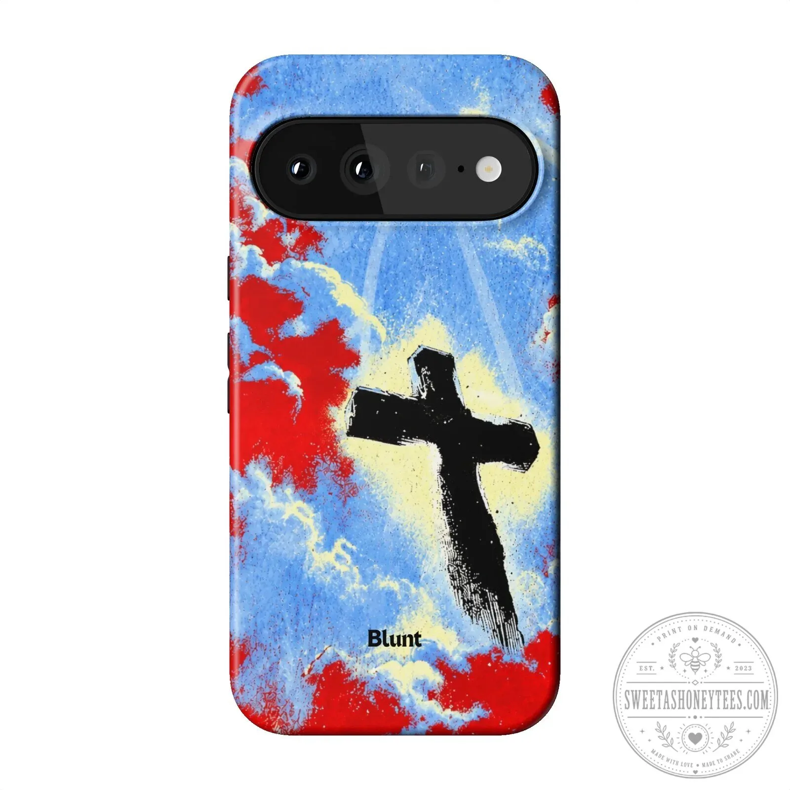 Risen Pixel Christian Cross Religious Art Phone Case 12 Risen Pixel Christian Cross Religious Art Phone Case
