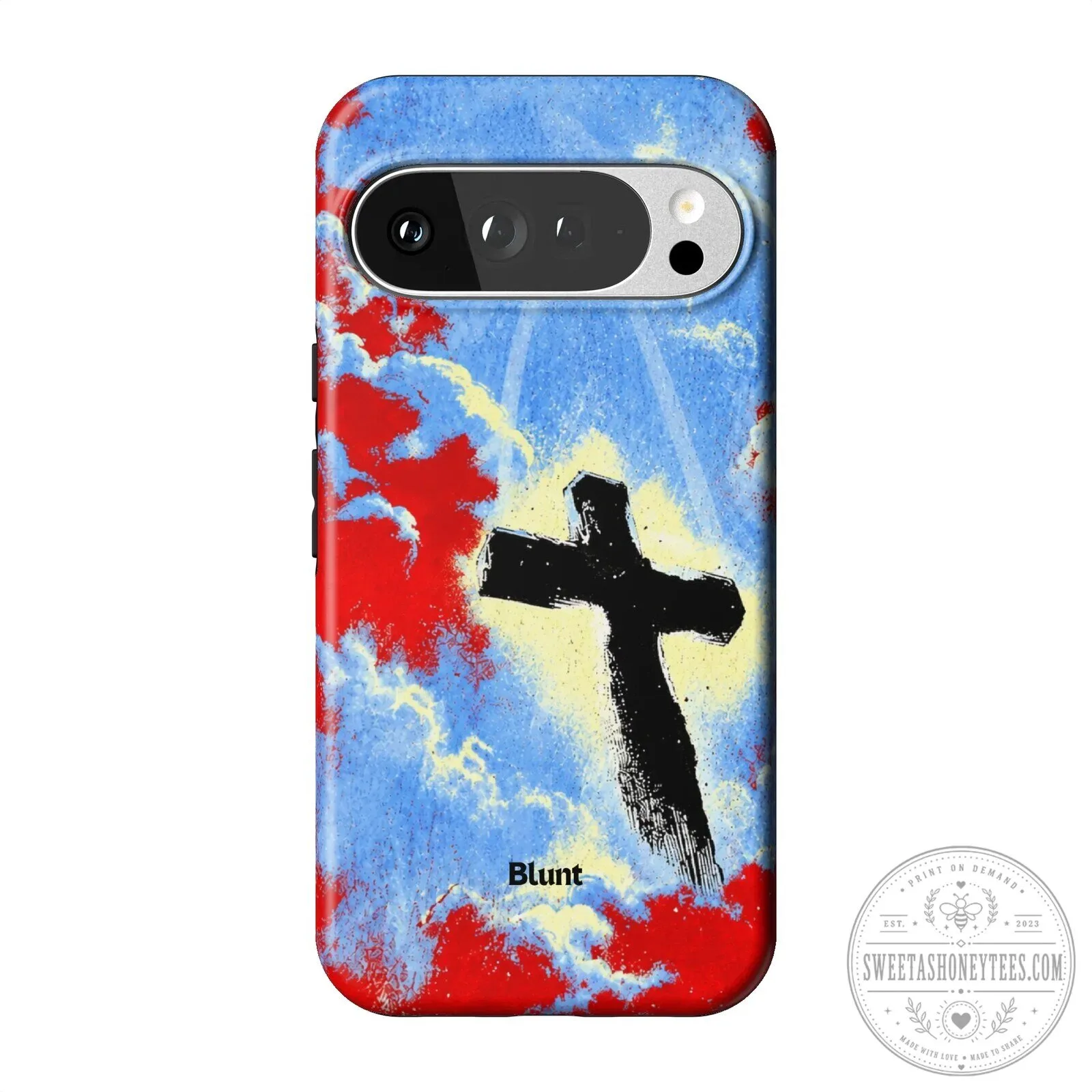Risen Pixel Christian Cross Religious Art Phone Case 15 Risen Pixel Christian Cross Religious Art Phone Case